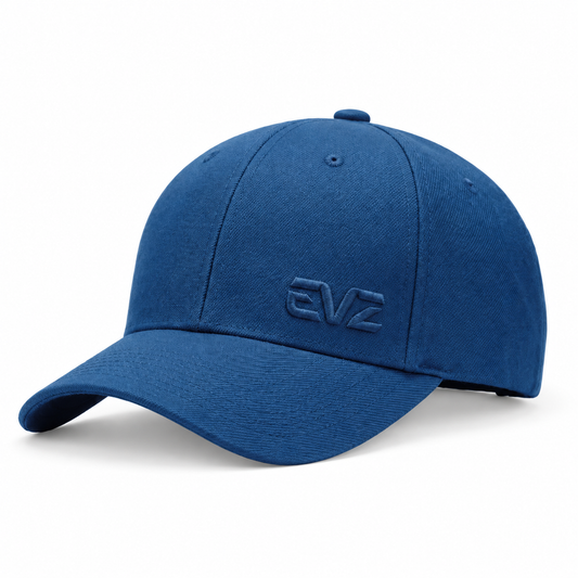 Blaue Baseballkappe mit EVZ-Logo